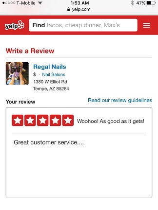 Increase Good Review On Yelp...